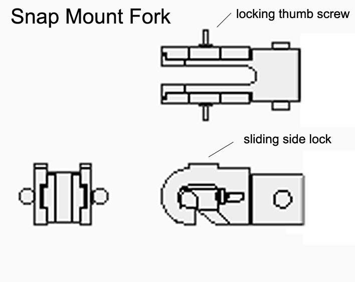 Snap Mount Fork
